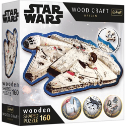 Star Wars - Millennium Falcon - Holz Form Puzzle 160 Teile