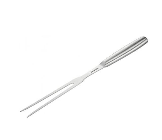 Tefal Fleischgabel 21 cm aus Edelstahl, präzise und robust für sicheres Servieren, Wenden und Tranchieren von Fleischgerichten