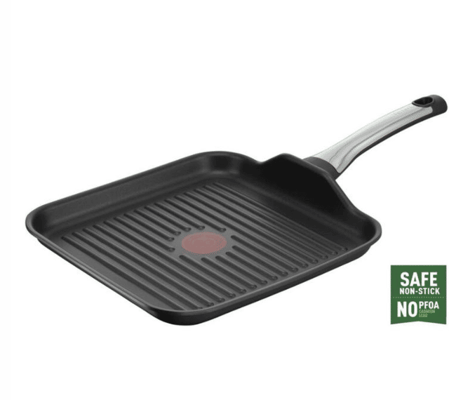 Tefal Grillpfanne 26x26 cm Excellence für Induktion, ideal für Grillgerichte, gleichmäßige Hitzeverteilung und vielseitiges Braten