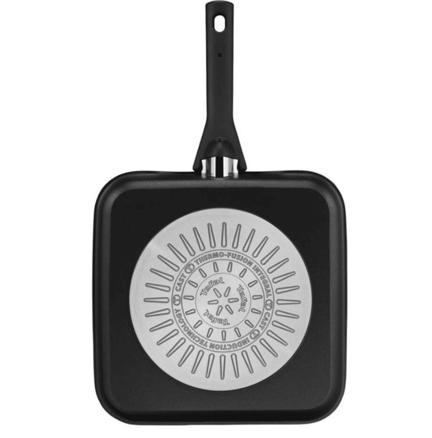 Tefal Grillpfanne 26x26 cm Excellence für Induktion, ideal für Grillgerichte, gleichmäßige Hitzeverteilung und vielseitiges Braten