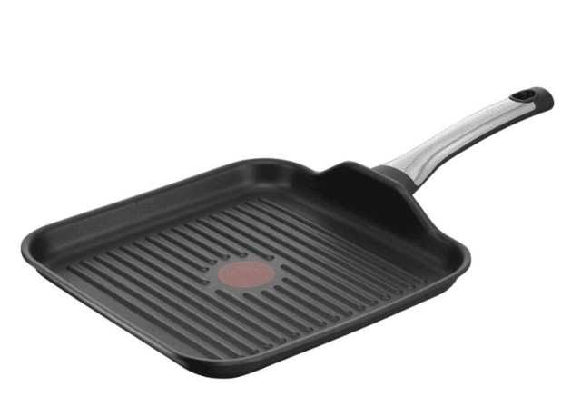 Tefal Grillpfanne 26x26 cm Excellence für Induktion, ideal für Grillgerichte, gleichmäßige Hitzeverteilung und vielseitiges Braten
