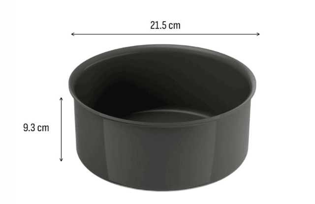 Tefal Kasserolle 20 cm 3 Liter So Recycled Schwarz, ideal für Saucen und kleine Gerichte, praktisch und vielseitig im Küchenalltag