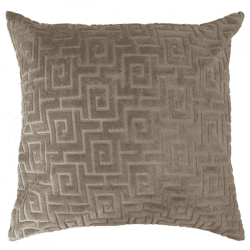 Tiseco Kissen Griechisch taupe 45 x 45 cm