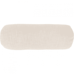 Tiseco Nackenkissen Baumwolle Slub elfenbein 15 x 45 cm