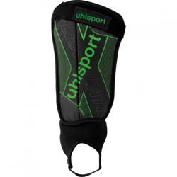 Uhlsport Schienbeinschoner Flexplatte schwarz/grün M