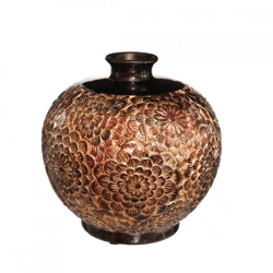 Vase Dazzle Bloom bronze 23 cm