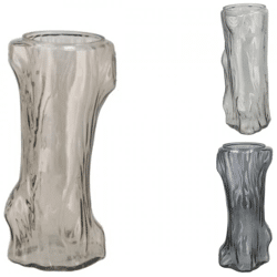 Vase Baum grau 26 cm 3 Stück sortiert