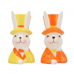 Vase Osterhase Osterhase 14 cm 2 Stück sortiert