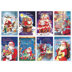 Christmas card - 8 assorted
