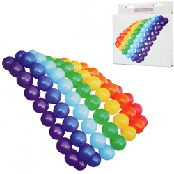 Amscan DIY Luftballons Regenbogen 13 cm 77 Stück