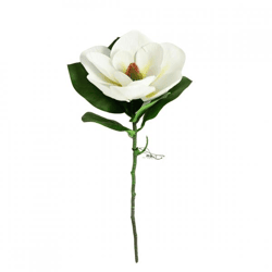 Countryfield Künstliche Blume Magnolie weiß 65 cm