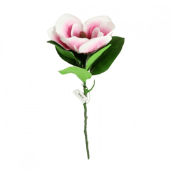 Countryfield Künstliche Blume Magnolie weiß/rosa 65 cm