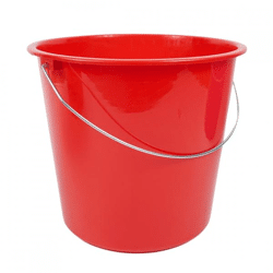 Bucket 10 liter red