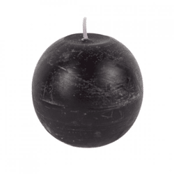 Gala Kugel Kerze lila 8 x 8 cm