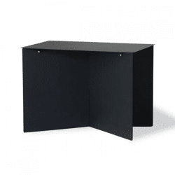 HKliving Beistelltisch rechteckig schwarz 55 cm
