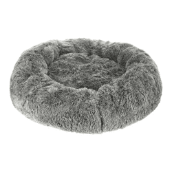 Dog cushion, cat cushion, gray, round, L, approx. 100cmD