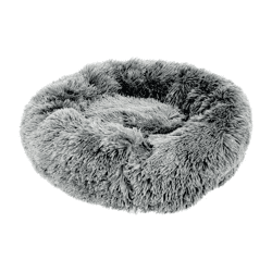 Dog cushion, cat cushion, gray, round, S, approx. 50cmD