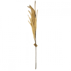 Künstliche Zweigfedern ockergelb 108 cm