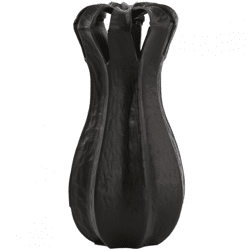Light and Living Vase Abajo mattschwarz 43 cm