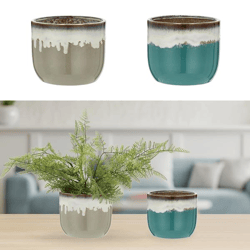 Plant pot, 2/s, approx. 14x13.5cmH
