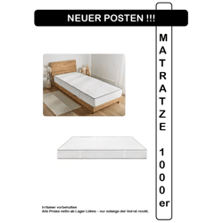 Posten Matratze in 140x200 cm H2 und H3 Federkernmatrazte