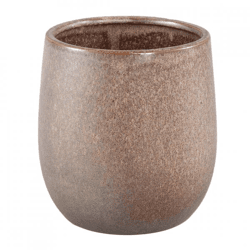 PTMD Blumentopf Freja L braun 17 cm