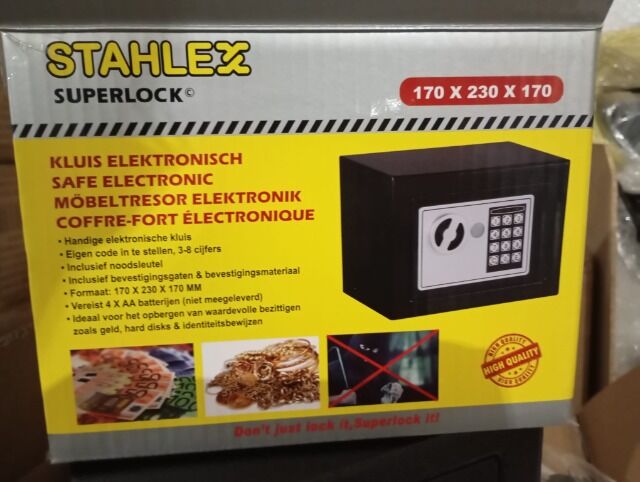 Stahlex Elektronischer Möbeltresor Superlock 170×230×170
