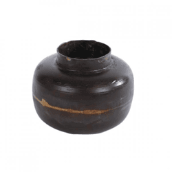 Teelichthalter Hidde Metall braun 8 cm