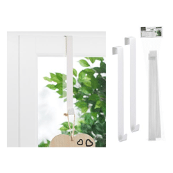 Door and window hooks, set of 2, white, approx. 30cmH