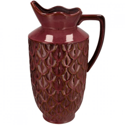 Vase Boa mit Griff rot 45 cm