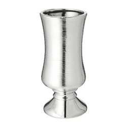 Vase, silver, matt, approx. 24cmH