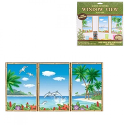 Wall decoration triptych poster Tropical 85 cm set of 3