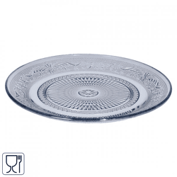 Teller mit Motiv blau 22,5 cm