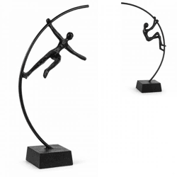 J-Line Statue Figur Akrobat schwarz 44 cm 2 sortiert