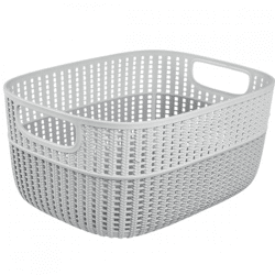 Keeeper Wäschekorb grau 29 cm 6,8 L