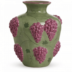 Light & Living Vase Traubengrün/Violett 30 cm
