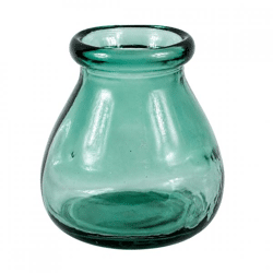 Vase Tulpe grün 15 cm