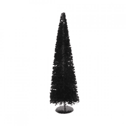 Weihnachtsbaum Sparkle schwarz 30 cm