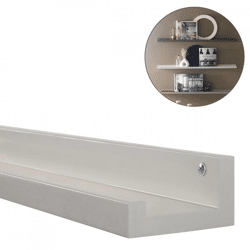 WOOOD Wandregal Studio Nebel 120 cm