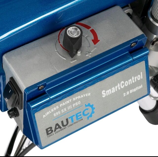 BAUTEC Airless - Farbsprühgerät 895 SX III PRO mit Kolbenpumpe » bis 2,7 l/min