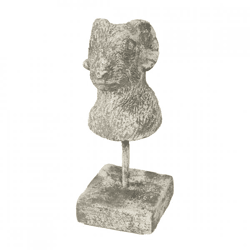 Countryfield Beeld op voet Ram Nelli grijs 25 cm