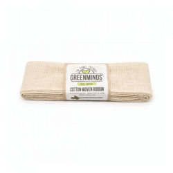 Greenminds Farbband Baumwolle natur 2 m
