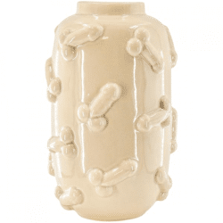 Hausvitamin Vase Dick beige 27 cm