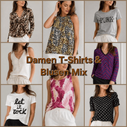 Mix of women's T-shirts + blouses