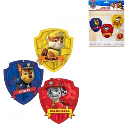 Paw Patrol Wabendekoration Ball 17 cm 3er Set