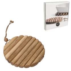 Sagaform Nature coaster adjustable wood 19 cm