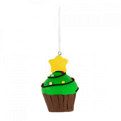 Weihnachtsaufhänger Muffin 8 cm