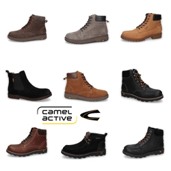 11,50 €/Paar Camel Active Markenschuhe Mix, Kategorie A/Muster, Winterschuhe, 75% Herren, 25% Damen, Größen 37-42