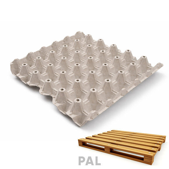 30er Premium Eier-Tray Eierpappe Höckerlage PAL