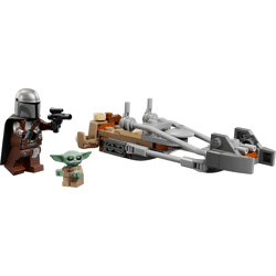 LEGO® Star Wars™ - The Mandalorian and Grogu on their Speeder Bike™ (58 pieces)